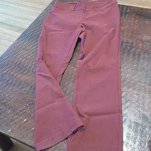 Rekucci Burgundy Stretch Slacks/Dress Pants, Size 14 - Picture 1 of 3